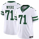 Men & Women & Youth New York Jets #71 Josh Myers White 2025 F.U.S.E. Vapor Untouchable Limited Stitched Jersey,baseball caps,new era cap wholesale,wholesale hats